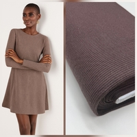 סריג וופל צבע חול חם דגם אנסטסיה