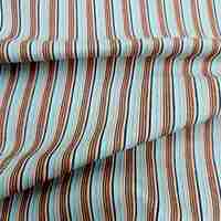 אריג גינס פסים גווני תכלת סלמון