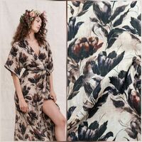 אריג דאבל טטרה דפוס טוליפים דיגיטלי