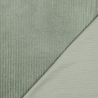 אריג קורדרוי מכובס פס רחב צבע ירוק מרווה