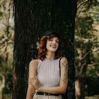 סריג פוינטל דוגמה שורות צבע סגול רך