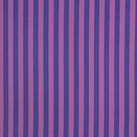 אריג כותנה פסים בגווני סגול וכחול