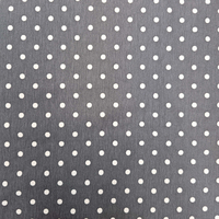 טריקו כותנה דפוס נקודות על רקע אפור בינוני