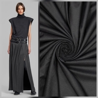 אריג במבוק צבע אפור כהה מלאנז