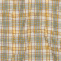 אריג דאבל טטרה משובץ דו צדדי בגווני אביב