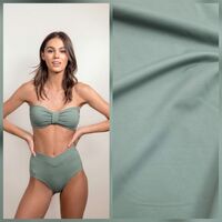 לייקרה בגד ים צבע זית בהיר דגם malaga