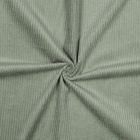 אריג קורדרוי מכובס פס רחב צבע ירוק מרווה