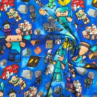 טריקו כותנה דפוס מינקראפ Minecraft