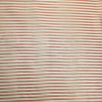 2 מטר אריג שיפון פסים כתום בריק וצהוב מוזהב