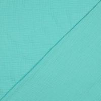 אריג דאבל טטרה אורגני צבע מנטה כהה