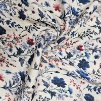 אריג דאבל טטרה דפוס פרחי שדה דיגיטלי