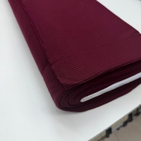 סריג וופל צבע בורדו דגם אנסטסיה