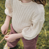 סריג צמות צבע אפור