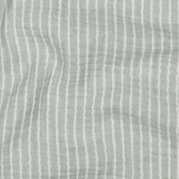 אריג דאבל טטרה דפוס פסים על רקע ירוק