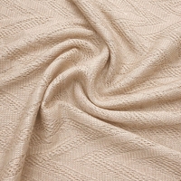 תחרה קרושה טקסטורה זיגזג צבע קפוצינו