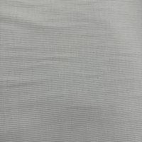 2 מטר אריג כותנה לבן פסים דקים