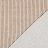 אריג דאבל טטרה דפוס פסים על רקע חול