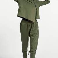 פרנץ טרי צבע ירוק זית