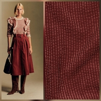 אריג קורדרוי באבלס צבע בורדו