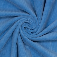 אריג קורדרוי לייקרה צבע כחול שמיים