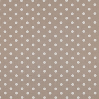 אריג כותנה נקודות לבן על רקע בז