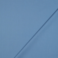 אריג כותנה חלק צבע כחול גינס