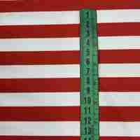 לייקרה פסים אדום לבן רוחב פס 1.5 סמ