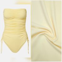 לייקרה בגד,ים צבע צהוב חמאה (בננה בהיר) דגם vita