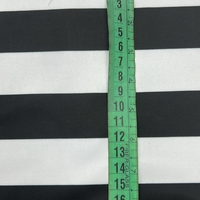 לייקרה פסים שחור לבן רוחב פס 3 סמ