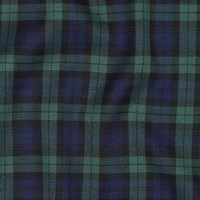 אריג משבצות טארטן גווני כחול כהה וירוק