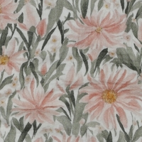 אריג דאבל טטרה דפוס פרחים פראים