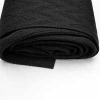 תחרה קרושה טקסטורה זיגזג צבע שחור