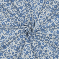 טריקו בוקר בטוסקנה בגווני כחול לבן