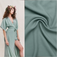 אריג ויסקוזה צבע ירוק מעושן