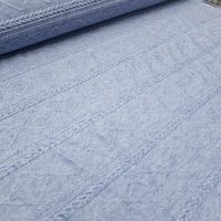 סריג צמות צבע כחול גינס דגם ורונה