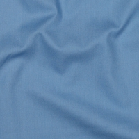 אריג כותנה חלק צבע כחול גינס