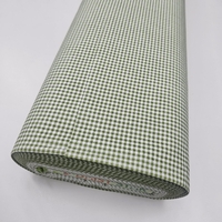 אריג כותנה משבצות פפיטה גווני ירוק לבן