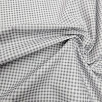 אריג כותנה פפיטה אפור לבן