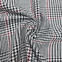 אריג צמר משבצות בסגנון צרפתי