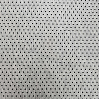 טריקו ויסקוזה דפוס נקודות סיכה שחור על רקע אפור מלאנז