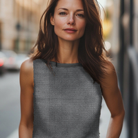 רשת קרושה כותנה צבע שחור