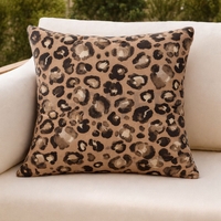 אריג קנבס דפוס מנומר דיגיטלי גווני כאמל