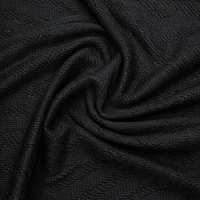 תחרה קרושה טקסטורה זיגזג צבע שחור