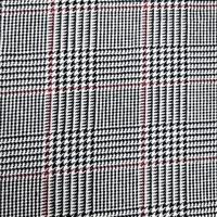 אריג צמר משבצות בסגנון צרפתי