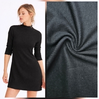 סריג וופל צבע שחור דגם איזבל