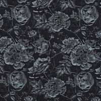 אריג גינס גקארד דוגמת פרחים