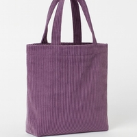 אריג קורדרוי מכובס פס רחב צבע ענבים