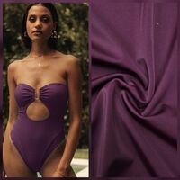 לייקרה בגד ים צבע חציל דגם malaga