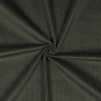 אריג קורדרוי מכובס פס רחב צבע ירוק האנטר