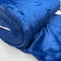 פרווה משי כחול רויאל נגיעות לורקס עדין